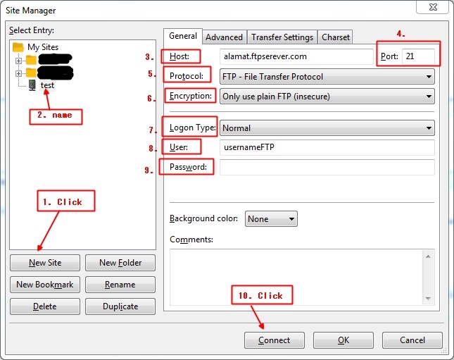 detail filezilla